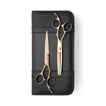 Matsui VG10 Limitierte Edition Roségold Friseur- und Modellierschere im Set